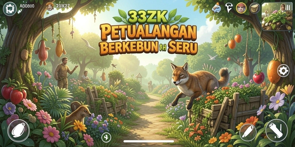 Tampilan menarik dari aktivitas berkebun di 33ZK.