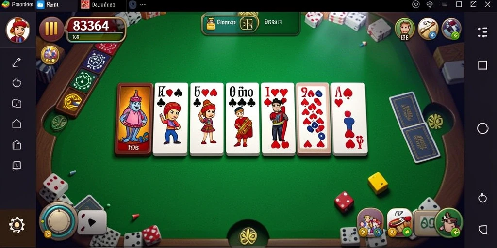 Tangkapan layar dari gameplay seru dalam permainan Domino 8364.