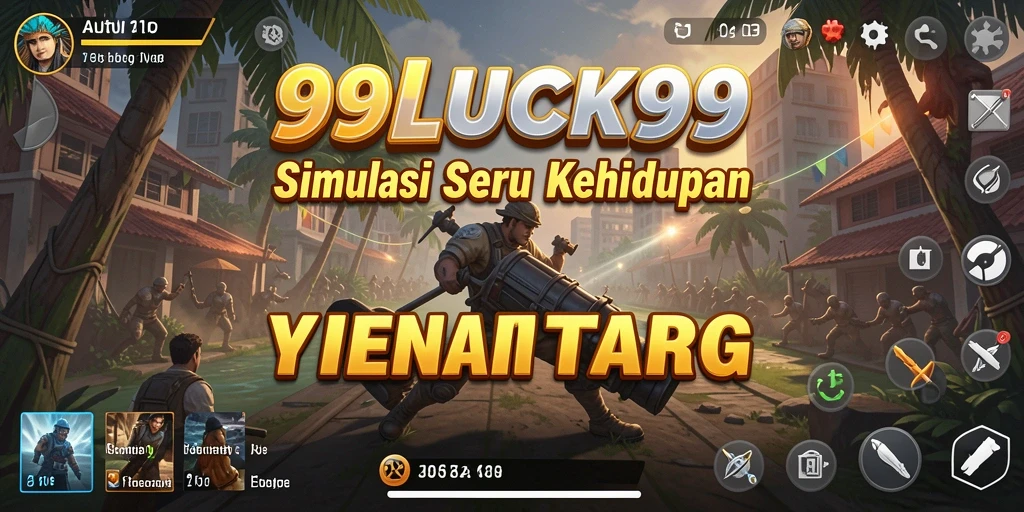 Tampilan gameplay imersif dari 99LUCK99 yang penuh dengan aktivitas.