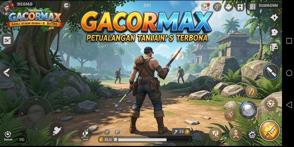 Menampilkan gameplay GACORMAX yang menarik di dunia terbuka.
