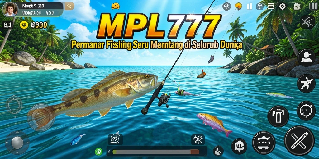 Tampilan gameplay Fishing yang menakjubkan dan realistis.