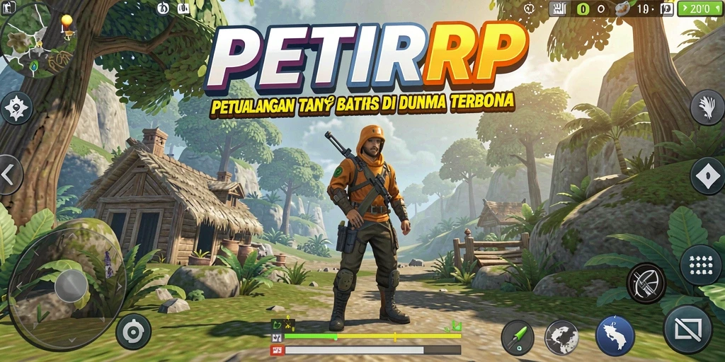 Screenshot gameplay <strong>PETIRRP</strong> menampilkan petualangan seru dalam dunia terbuka.