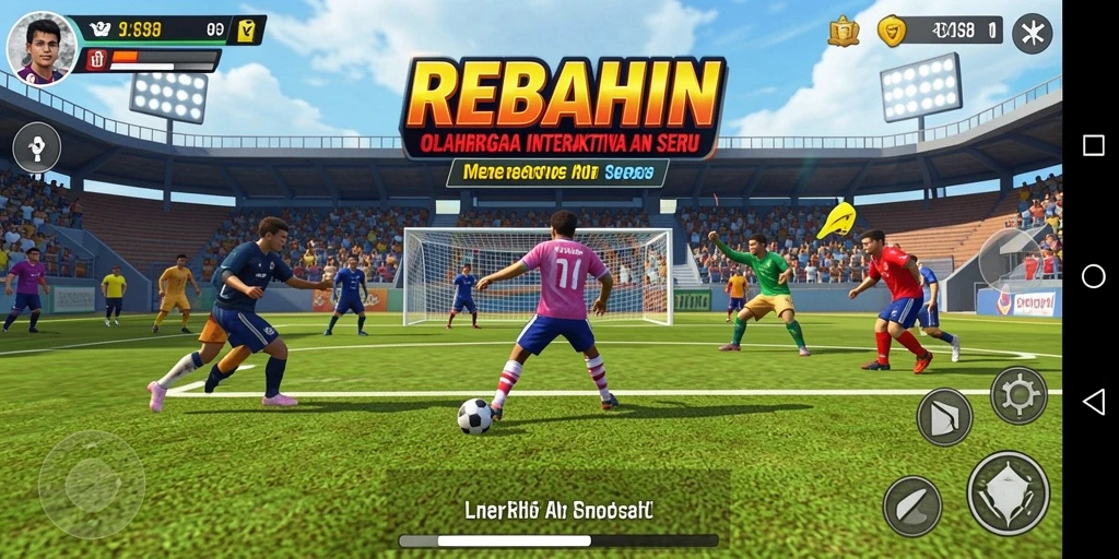 Tampilan gameplay <strong>REBAHIN</strong> yang penuh aksi dan seru.